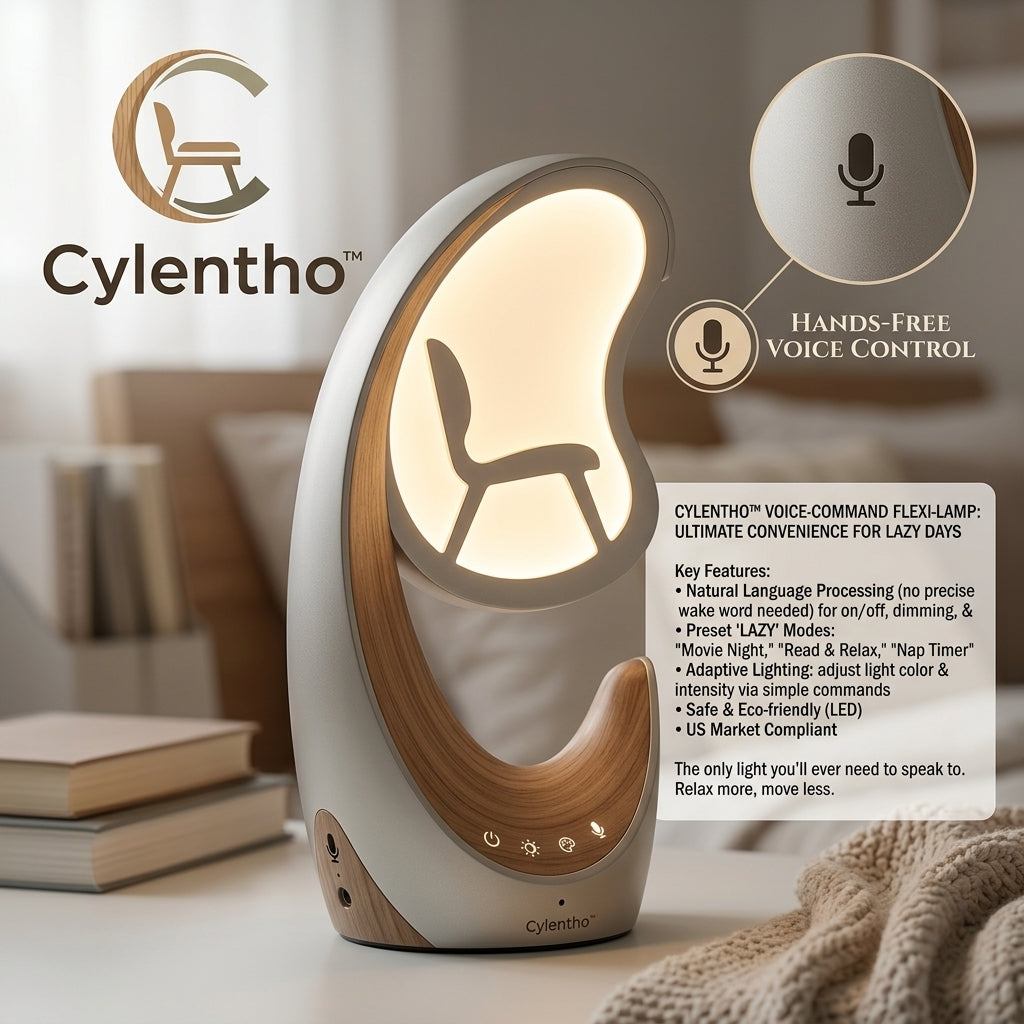 Cylentho™ Voice-Command Flexi-Lamp
